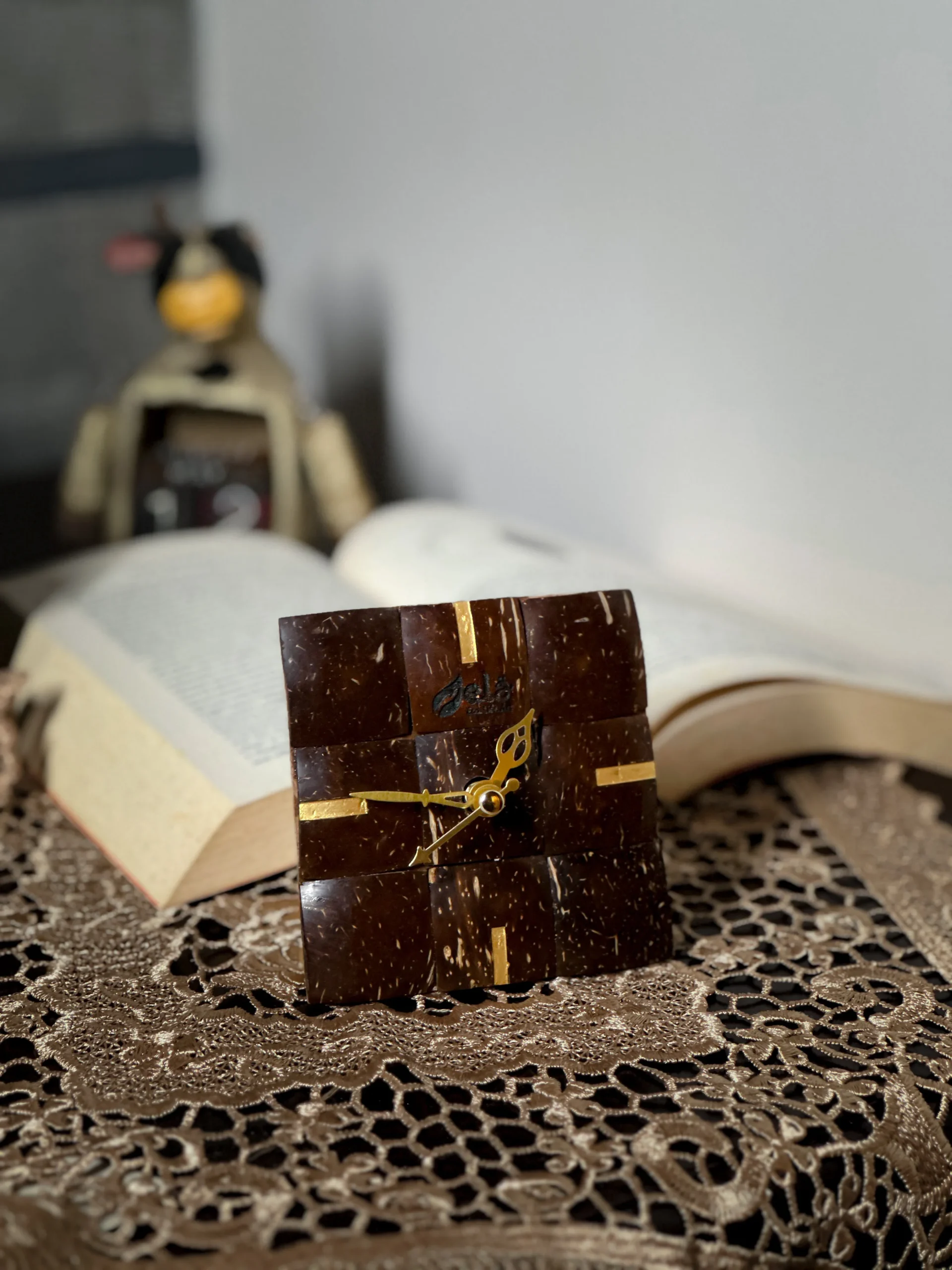 Coconut Shell Clock